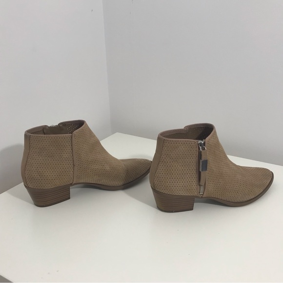 Circus by Sam Edelman Womens Light Beige Brown Zipper Ankle Boots Booties 9 - Picture 5 of 11